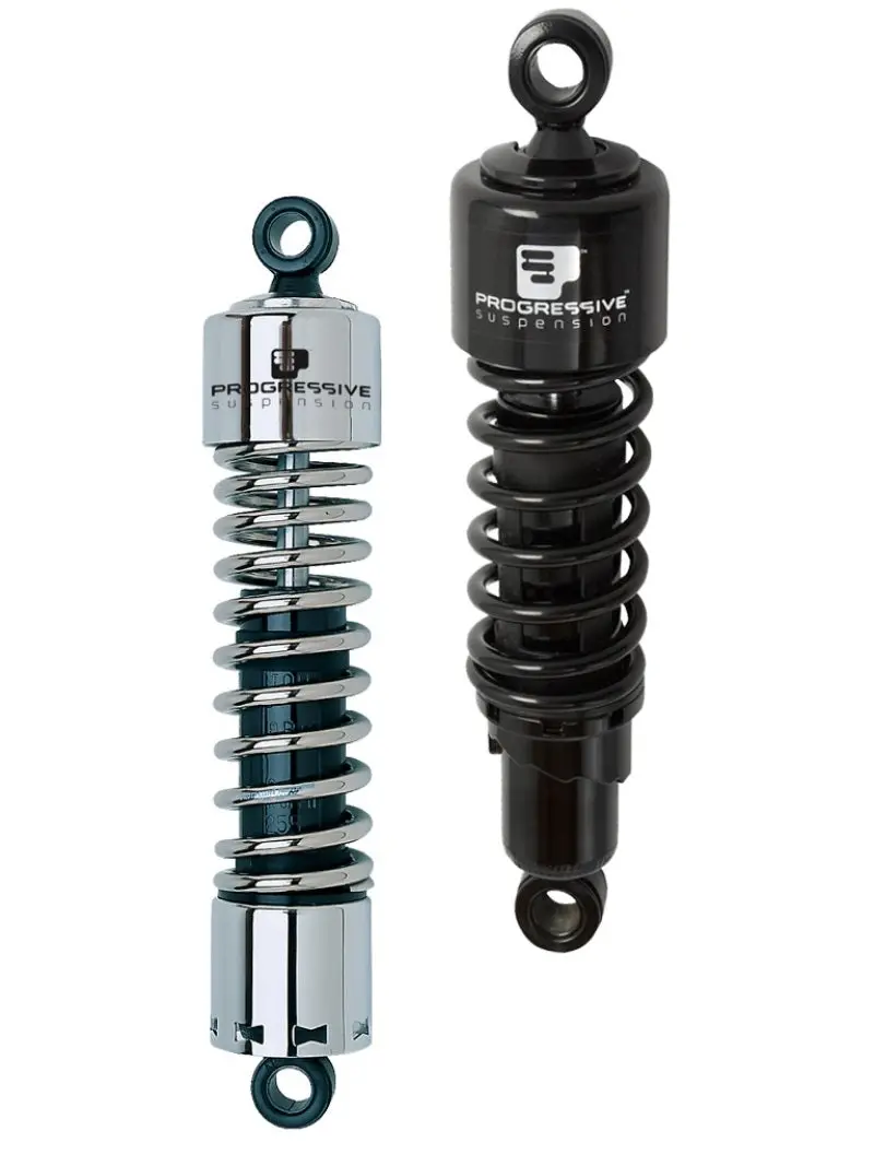 Progressive Harley-Davidson 412 Series Shocks 13.0In - Black 1