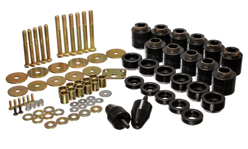 Energy Suspension 1In Black Body Lift Kit 1