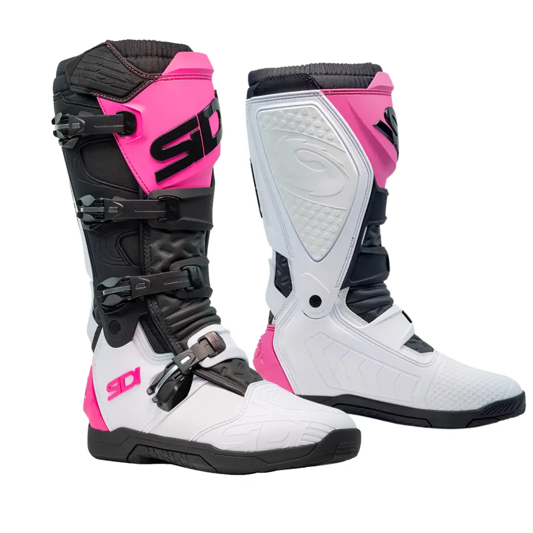 Sidi X-Power Sc Ce White Black Pink Motocross Boots 1