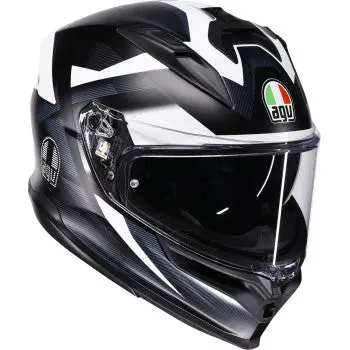 Agv Helmet K7 Glimpse Matte Black/White Lg 2118399004-016-L 1