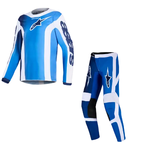 2026 Alpinestars Fluid Portl Kids Kit Combo - Ucla Blue White 1