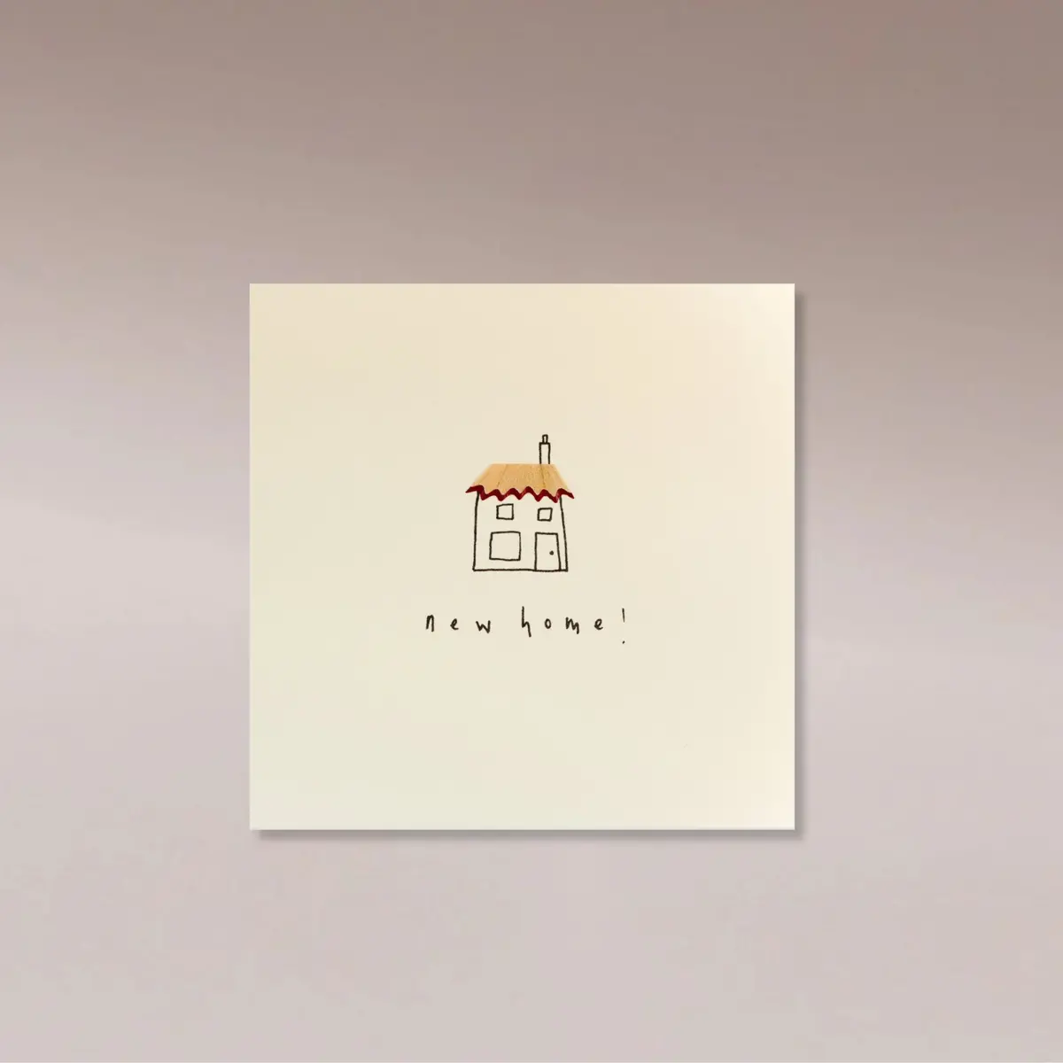 Ruth Jackson Card Pencil Shavings - New Home 1
