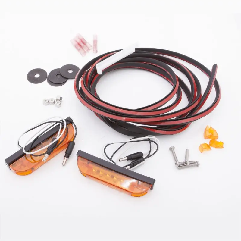 Bushwacker 99-18 Universal 2-Wire Led Marker Light Kit For Flat Style Flares 1