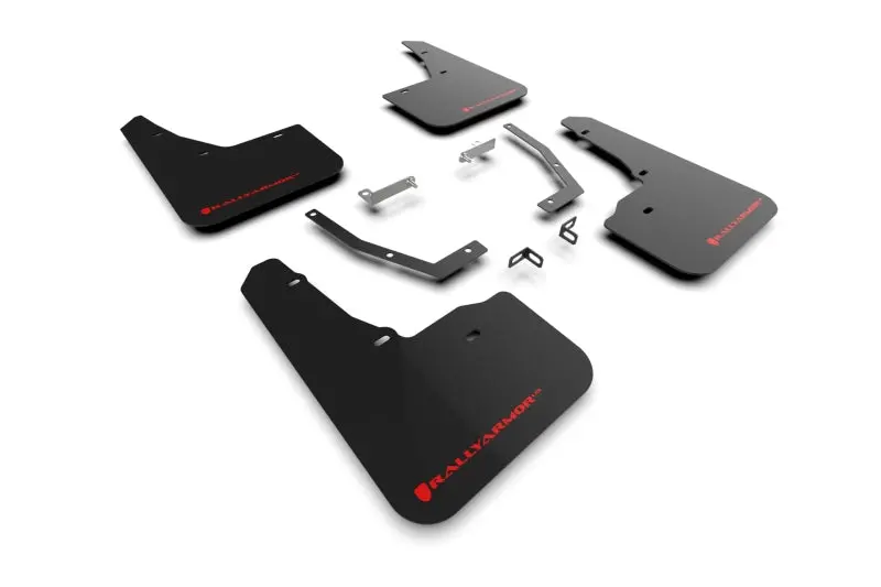 Rally Armor 25-26 Subaru Forester &Amp; Hybrid Black Ur Mud Flap W/Red Logo 1
