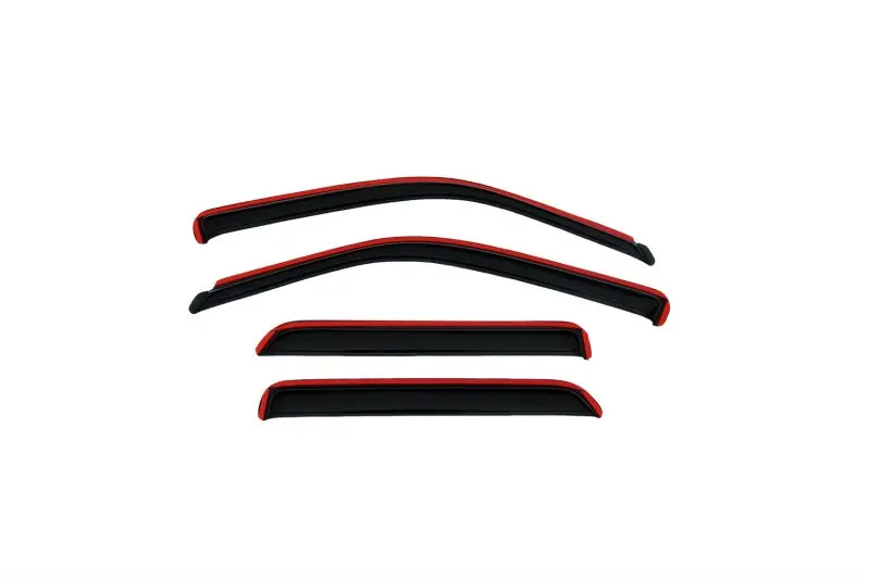 Avs 03-08 Honda Pilot Ventvisor In-Channel Front & Rear Window Deflectors 4Pc - Smoke 1