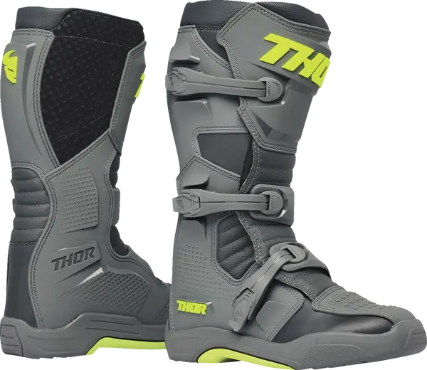 Thor Blitz Xr Grey Charcoal Motocross Boots 1