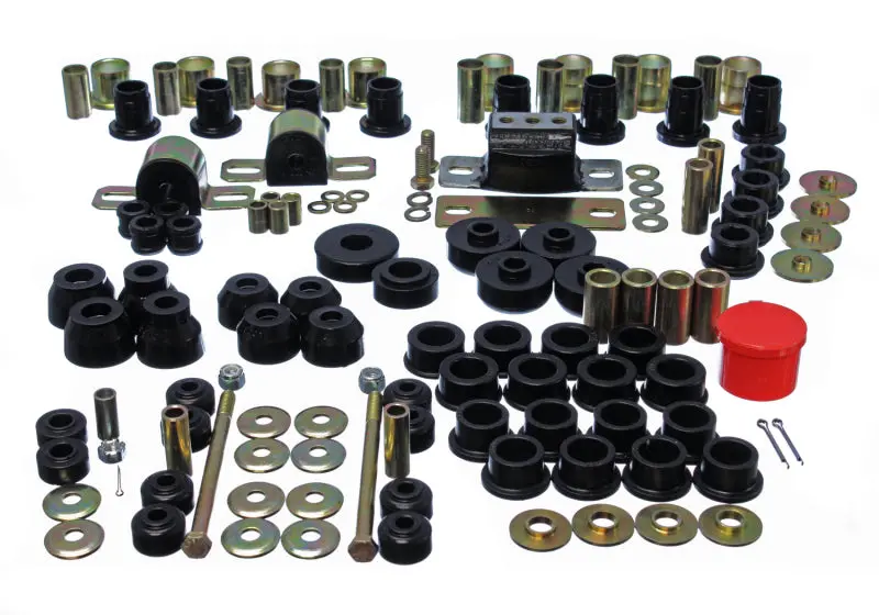 Energy Suspension 63-82 Chevrolet Corvette Black Hyper-Flex Master Bushing Set 1