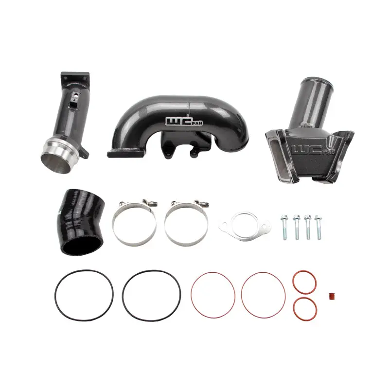 Wehrli 2006-2007 Lbz Duramax High Flow 3In Y-Bridge Kit- Gloss Black 1