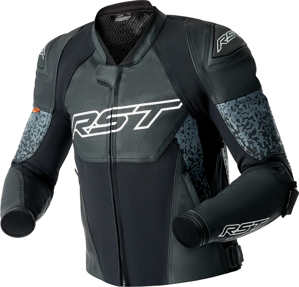 Rst Ps Supersport-K D3o Jacket Grey/Black Leather 3X 103648Gry-50 1