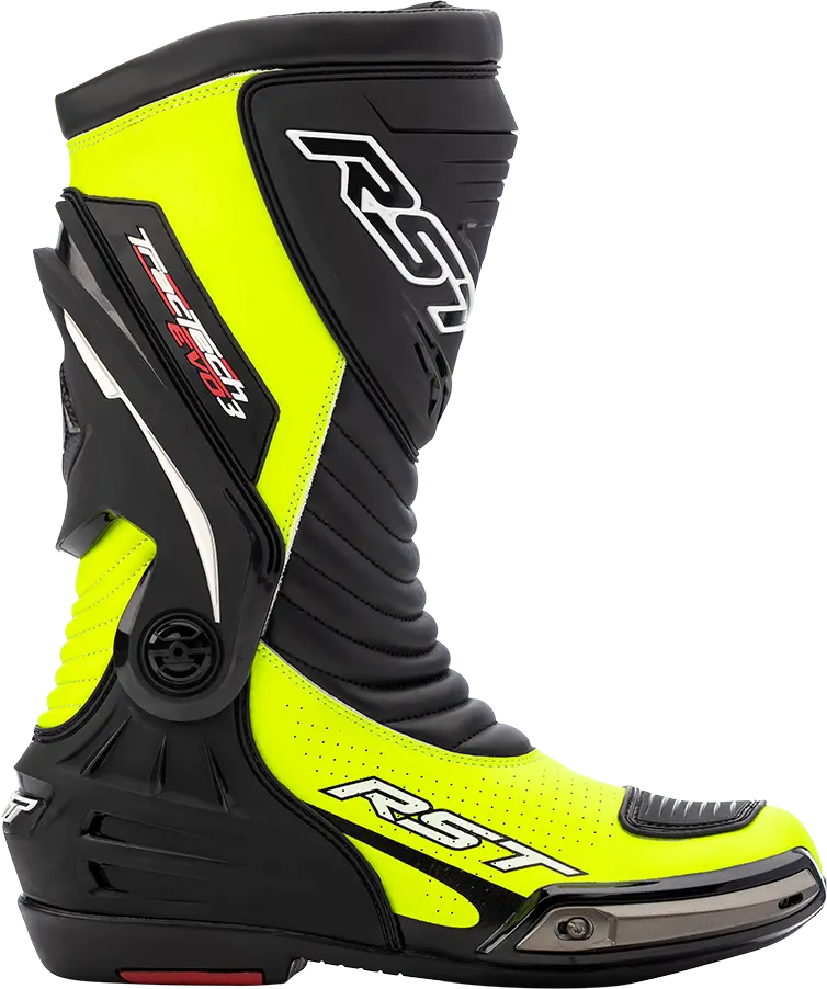 Rst Tractech Evo Iii Sport Ce Boot Flo Yellow / Black  Sz 13 102101Yel-47 1