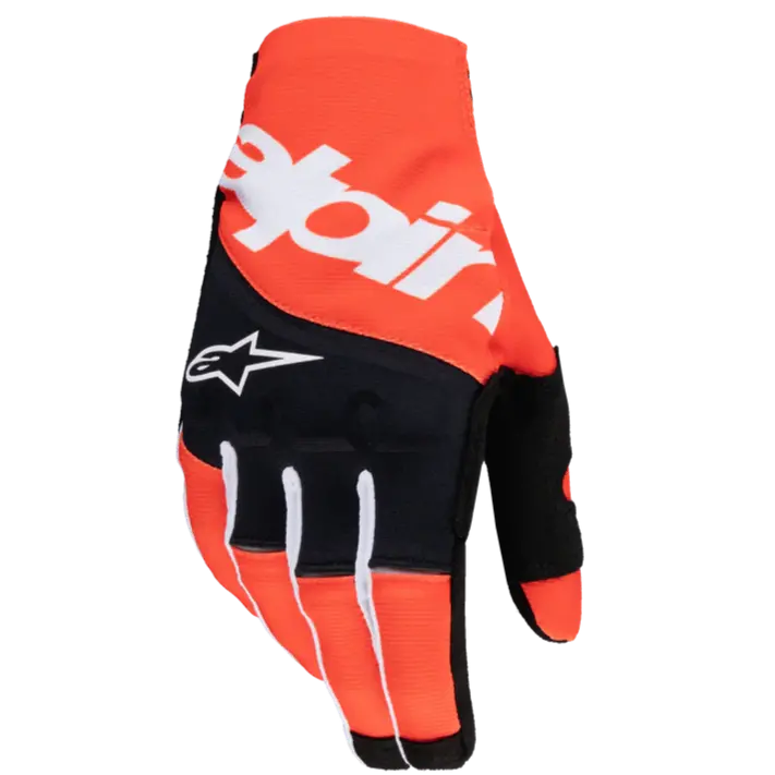 Alpinestars Techstar Gloves - Black Hot Orange 1