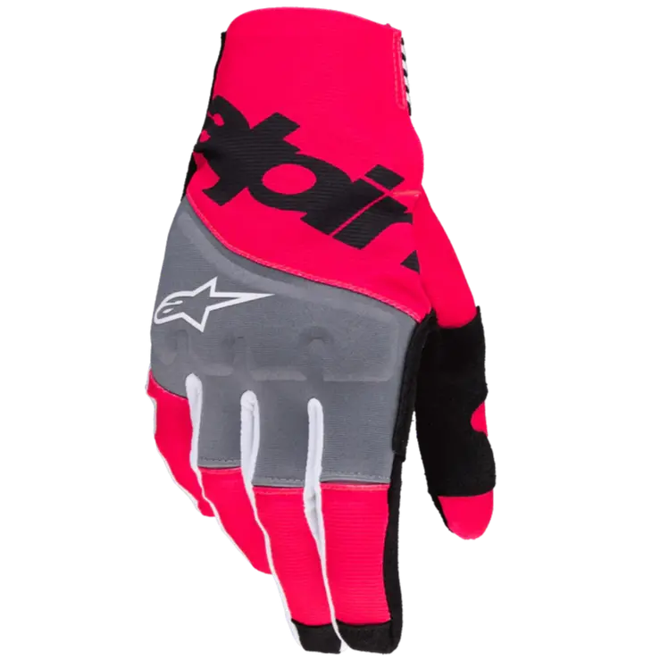 Alpinestars Techstar Gloves - Black Pink Fluo 1