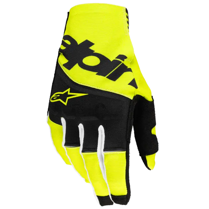 Alpinestars Techstar Gloves - Black Yellow Fluo 1
