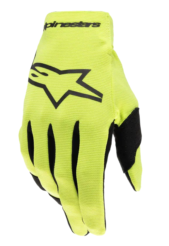 Alpinestars Radar Gloves - Yellow Fluo Black 1