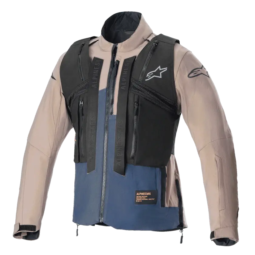 Alpinestars Techdura Off Road Jacket - Falcon Brown Night Navy 1