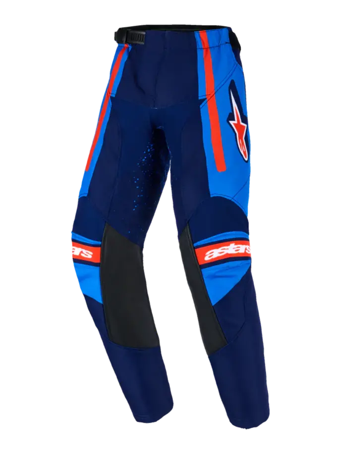 2026 Alpinestars Racer Nomur Kids Motocross Pants -  Dark Navy Orange Ucla Blue 1
