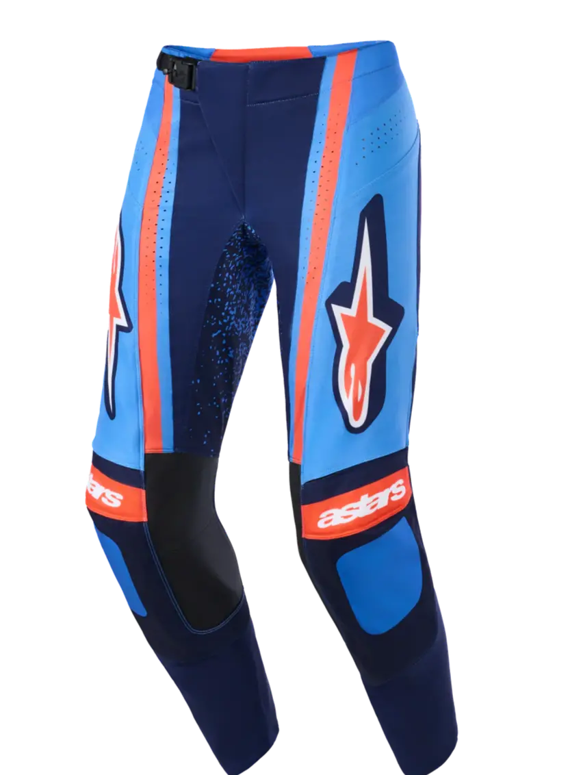 2026 Alpinestars Techstar Nomur Pant -    Dark Navy Orange Ucla Blue 1