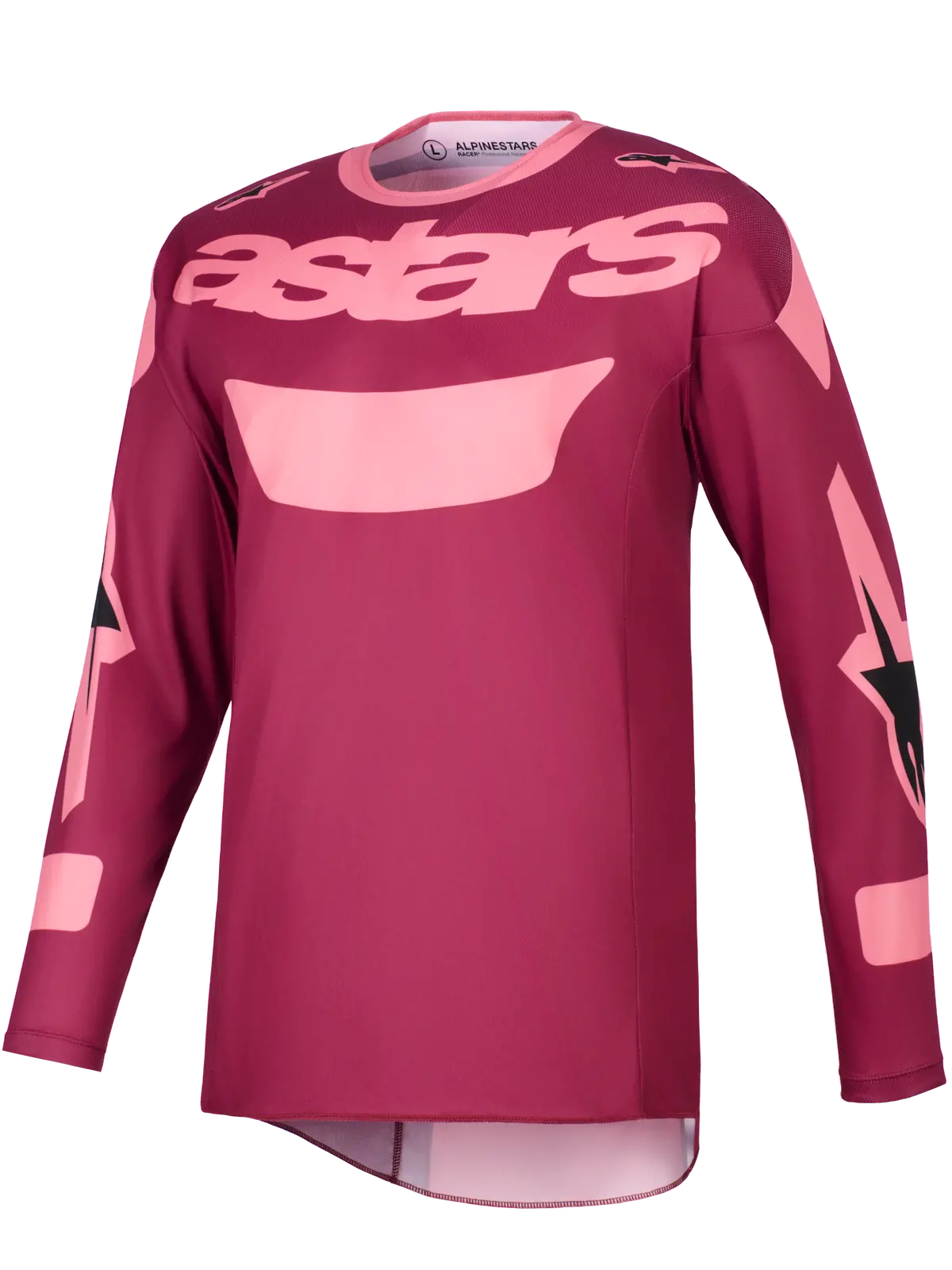 2026 Alpinestars Racer Riway Motocross Jersey - Dark Red Coral 1