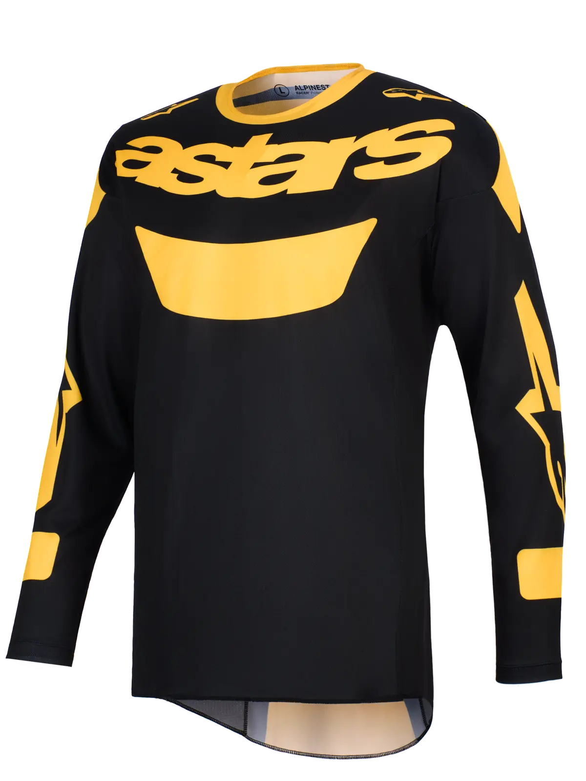 2026 Alpinestars Racer Riway Motocross Jersey - Yellow Black 1