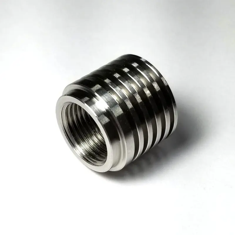 Stainless Bros M18x1.5 O2 Sensor Bung With Built In Heat Sink 1