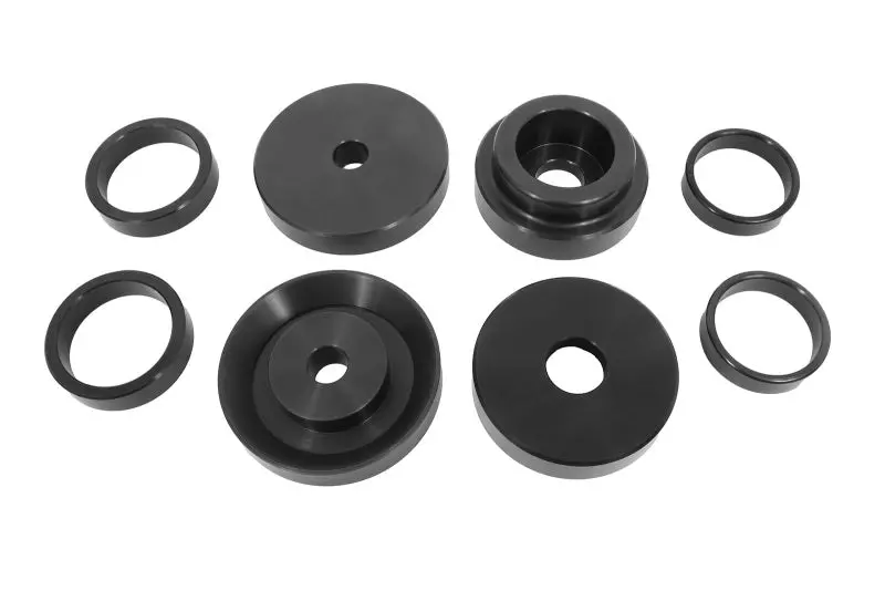Bmr 2008-2018 Challenger Rear Cradle Lockout Bushing Kit - Black Anodized 1