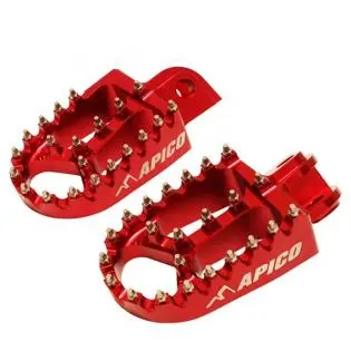 Apico Xtreme Anodised Gasgas Red Wide Foot Pegs 1