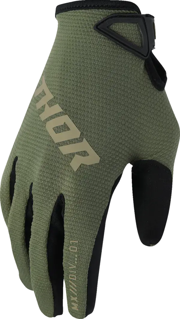 2026 Thor Glove Youth Ridemode Static Camo 1