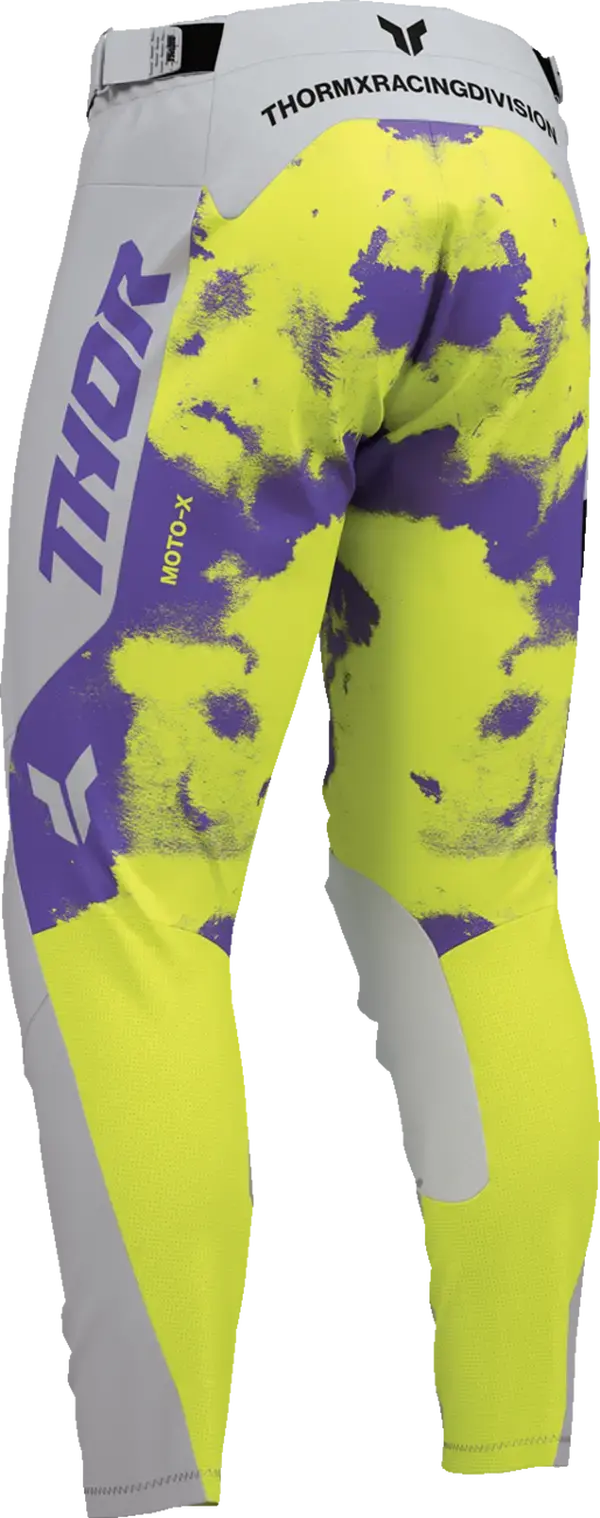 2026 Thor Pant Launchmode Bleach Grey Acid 2