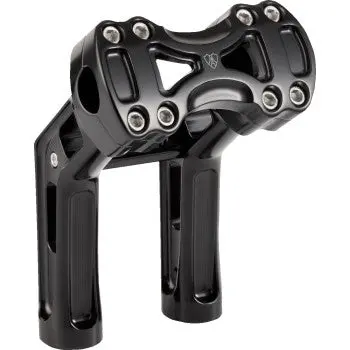 Arlen Ness Method Wayback Risers - 7" - Black 0602-1653 1