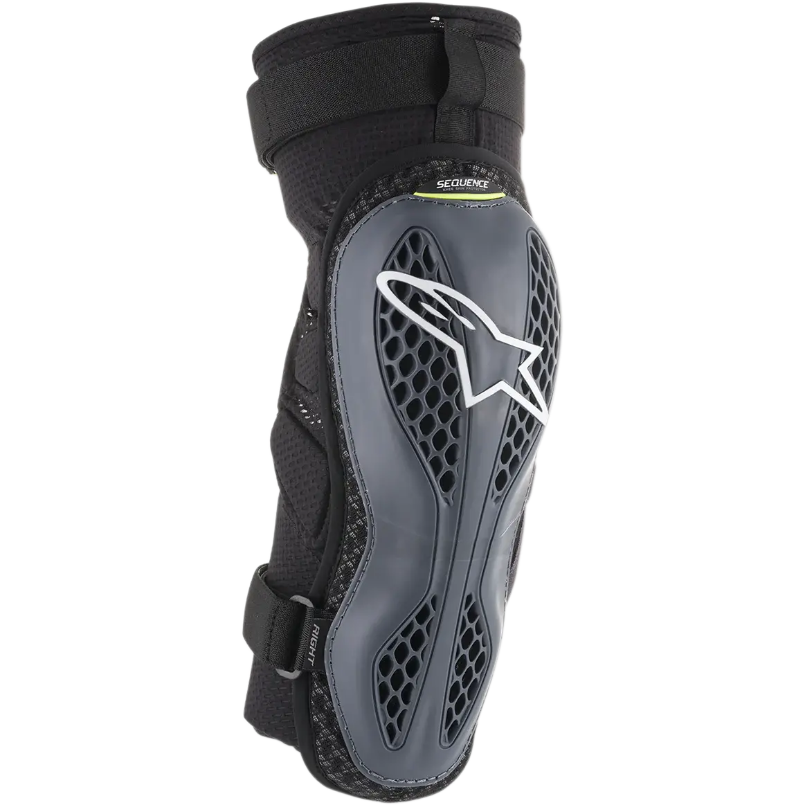 Alpinestars Sequence Knee Guards Anthracite Yellow 1