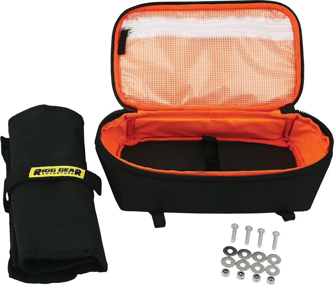 Nelson-Rigg Rear Fender Bag With Tool Roll 3L Black 270-3051 1