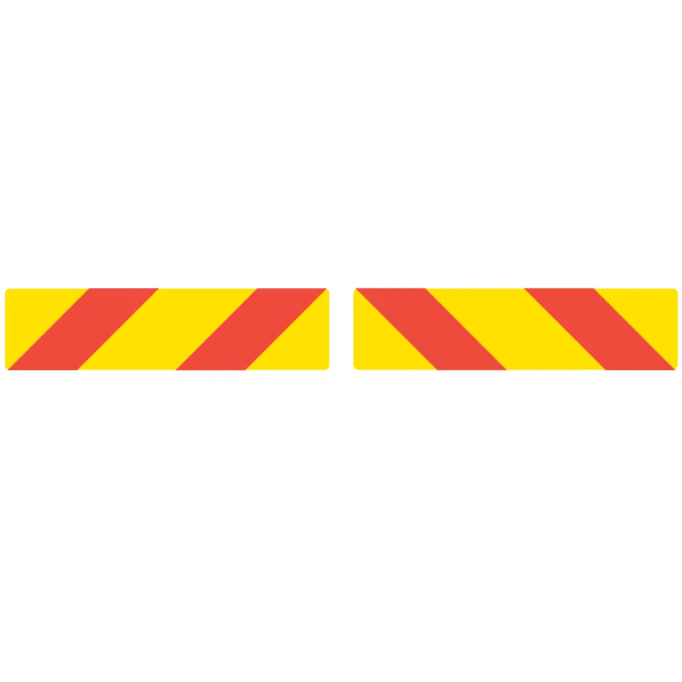 400Mm X 100Mm - Left Or Right - Class 1 Material - Sticker/ Aluminium 1