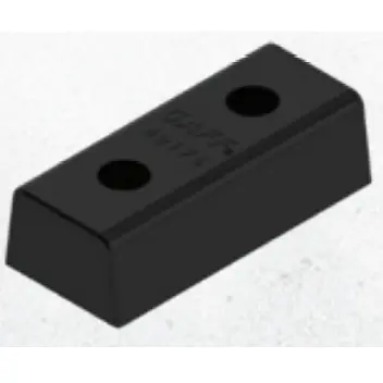 Bumper Stop Polyurethane, Lg 250Mm/Wd 111Mm/Thk 70Mm 1