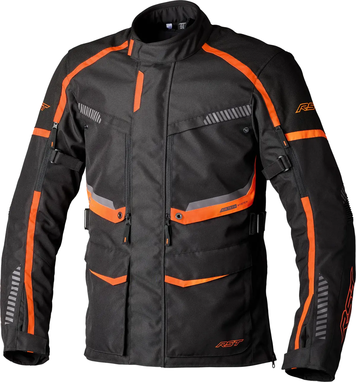 Rst Maverick Evo Ce Jacket Black/Orange Textile Lg 103198Org-44 1