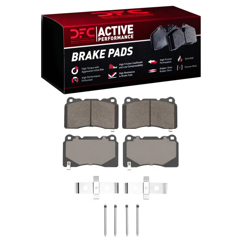 Dfc 04-21 Buick Regal Front Active Performance Pads And Hardware Kit 1