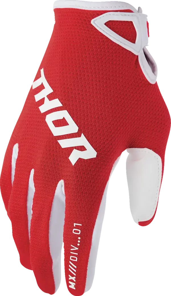2026 Thor Glove Youth Ridemode Static Red 1