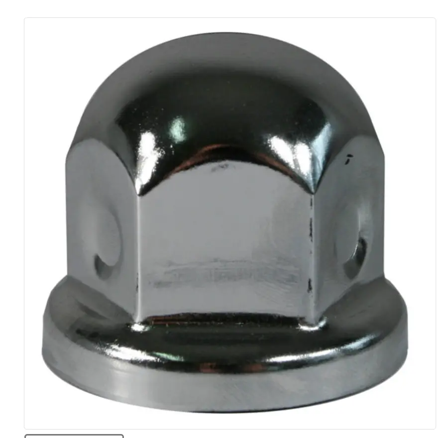 Nut Covers Chrome Flared Deep 1