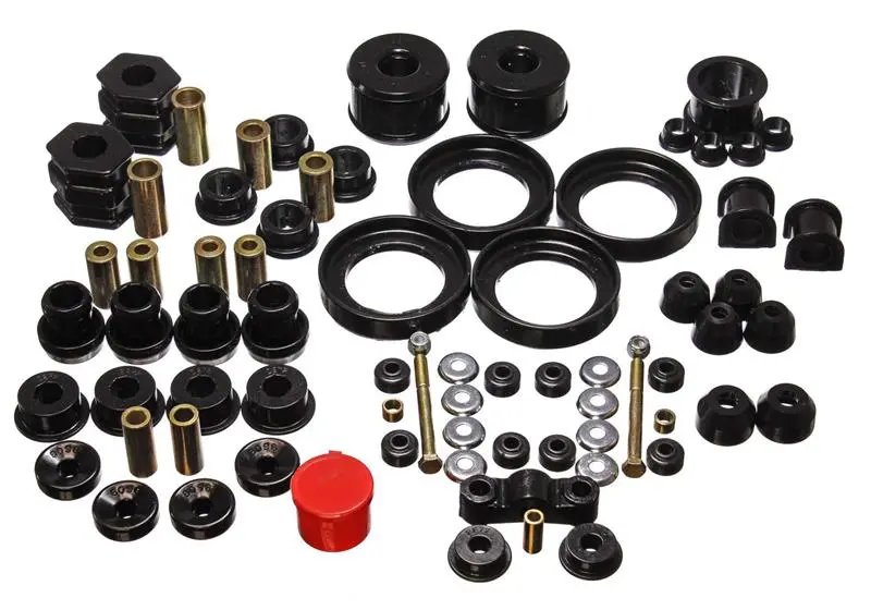 Energy Suspension 96-00 Honda Civic/Crx Black Hyper-Flex Master Bushing Set 1