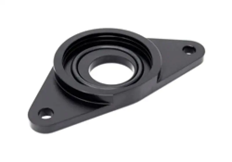 Torque Solution Hks Bov Adapter Flange: Subaru Wrx / Sti - Black 1