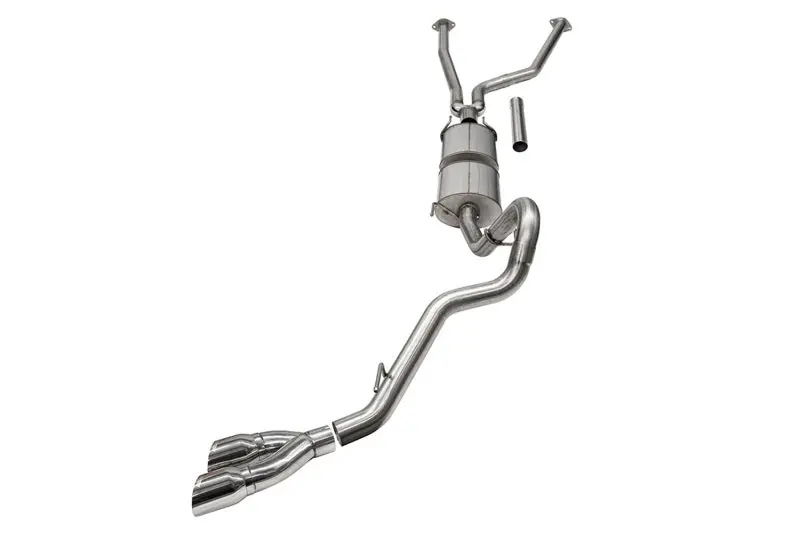 Corsa 22-25 Toyota Tundra 4Wd 3In Sport Cat-Back Side Exit Exhaust System W/ Twin 4In Polished Tips 1