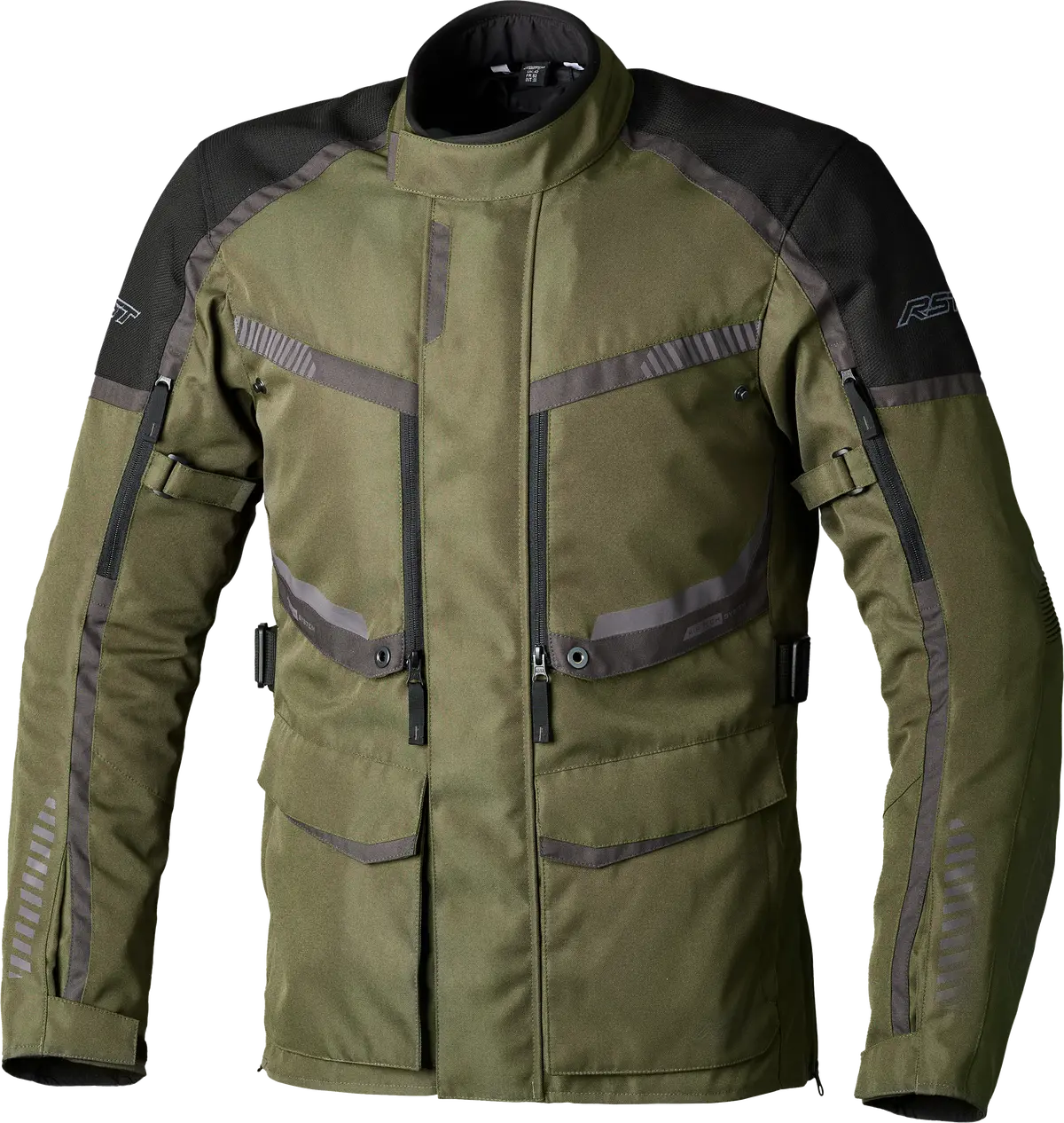 Rst Maverick Evo Ce Jacket Khaki/Grey Textile Md 103198Grn-42 1
