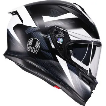 Agv Helmet K7 Glimpse Matte Black/White Md 2118399004-016-M 2