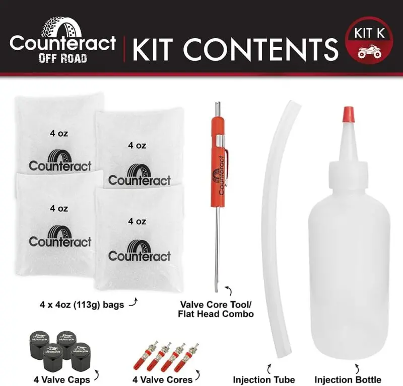 Counteract Atv/Utv Balancing Bead Diy Kit: (4) 4Oz Bags 1