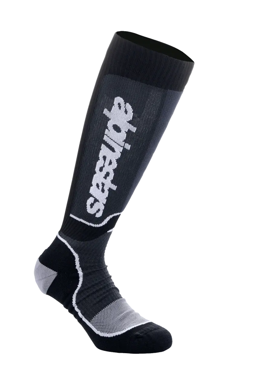 Alpinestars Mx Plus Socks - Black White 1