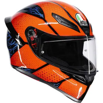 Agv Helmet K1 S Speedarmor Black/Orange/Blue Lg 2118394018-074-L 1