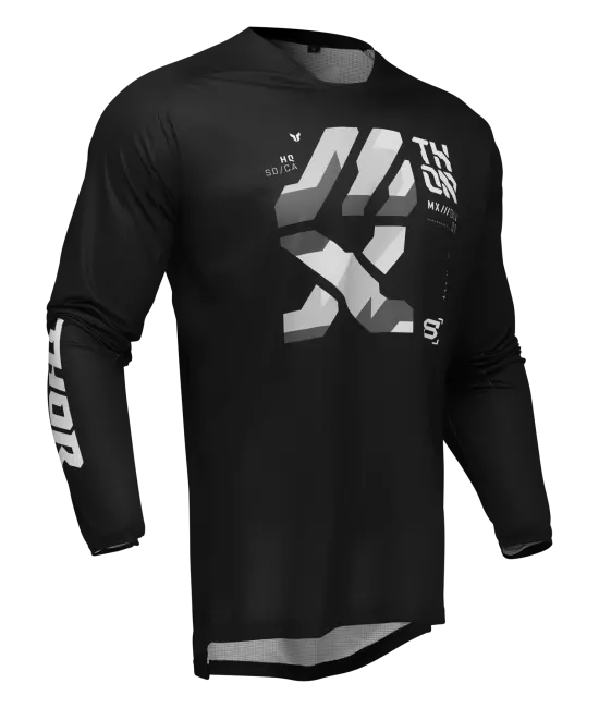 Thor Jersey Launch Brave Black Grey 1