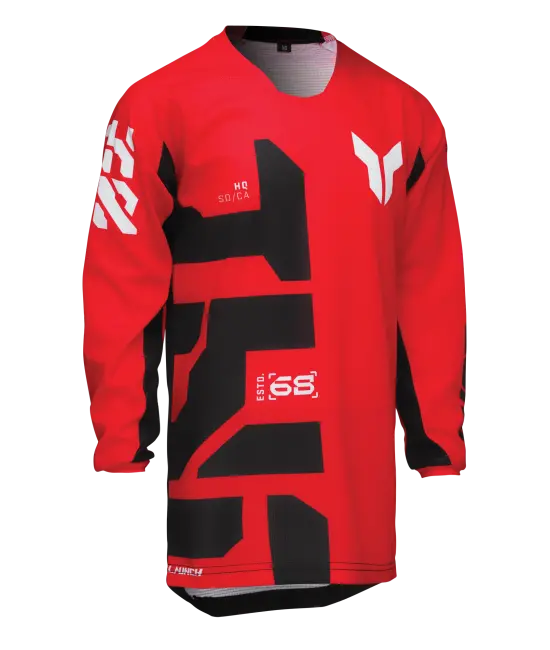 Thor Launch Youth Jersey Forge Red 1