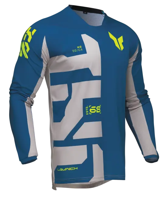Thor Jersey Launch Forge Blue 1