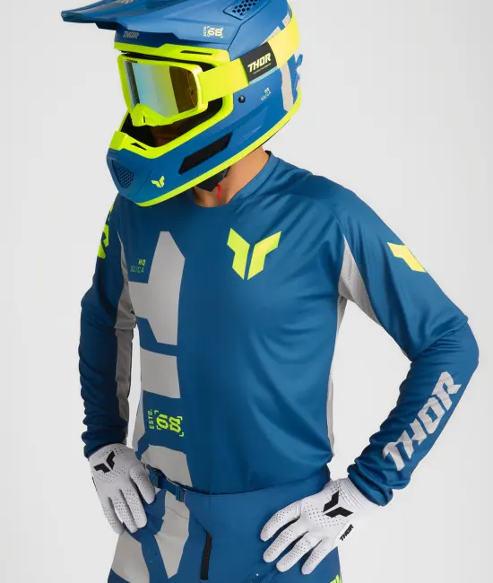 Thor Jersey Launch Forge Blue 5
