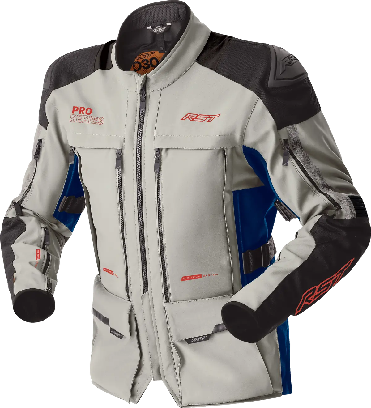 Rst Womens Ps Adventure D3o Jacket Sil/Blu Textile 3Xl 103628Sil-20 1